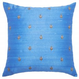 Neem Pillow Cover - Deep Sky Blue